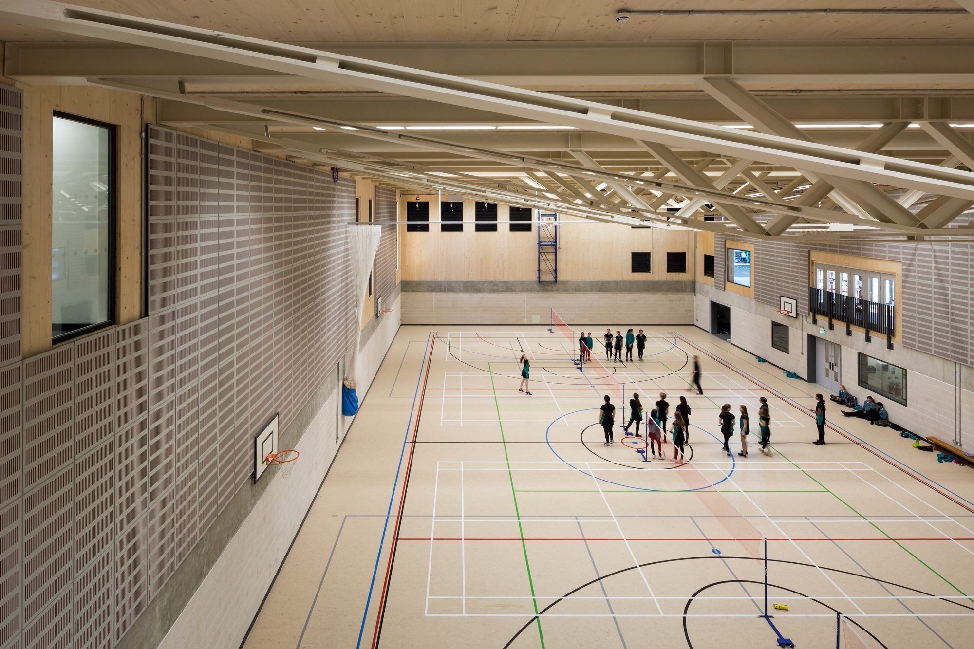 Senior school sports hall