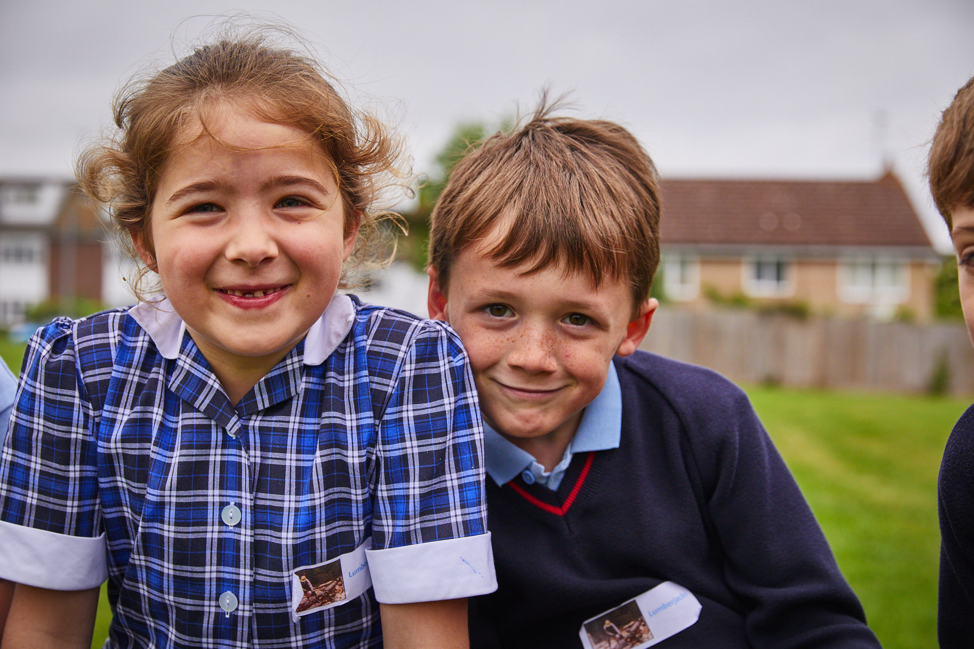 Image of pupils outside to illustrate link to 'Fees' page