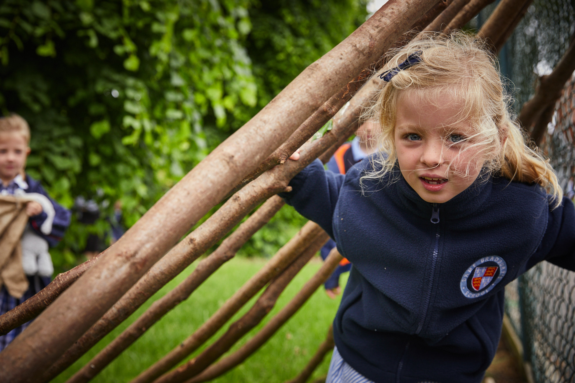 Image of pupils outdoors to illustrate link to 'Clubs' page