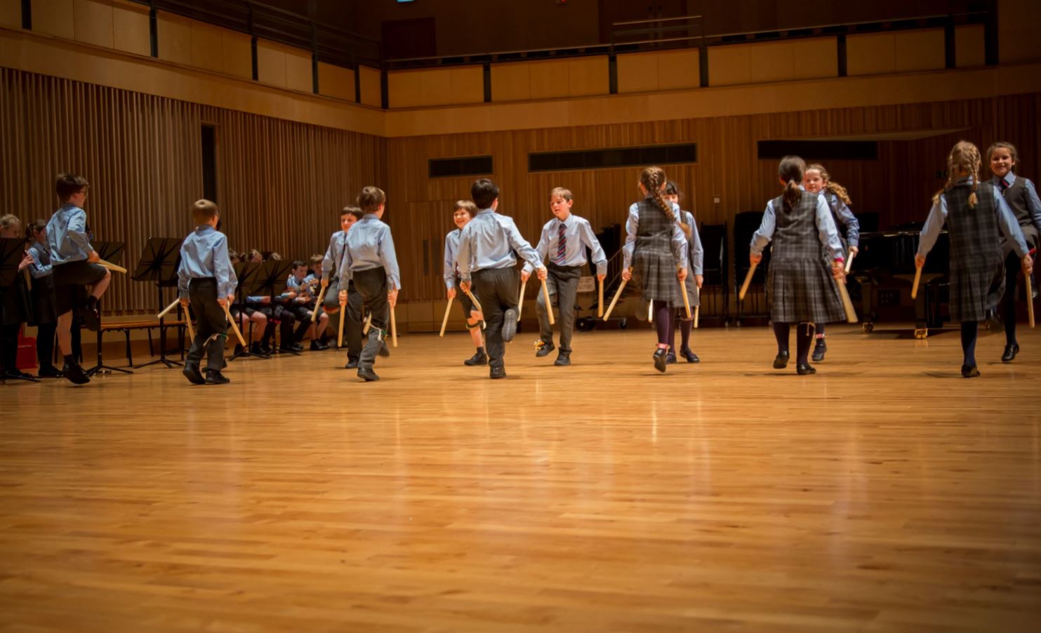Pupils in Saffron Hall 2018 Concert