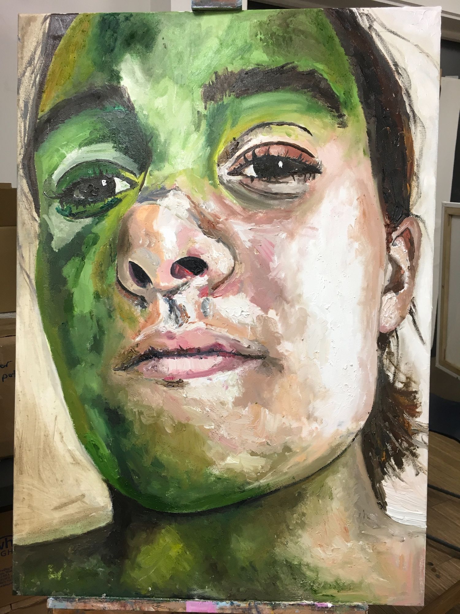 Image of GCSE Artwork to illustrate link to 'Art gallery GCSE' page